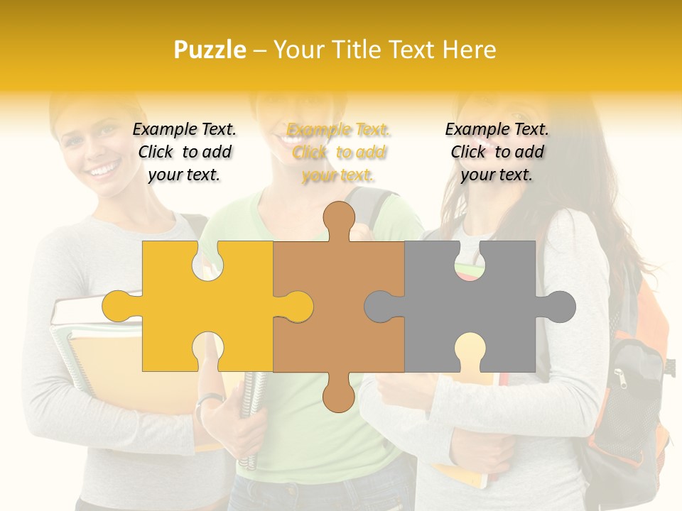 Young Portrait Science PowerPoint Template