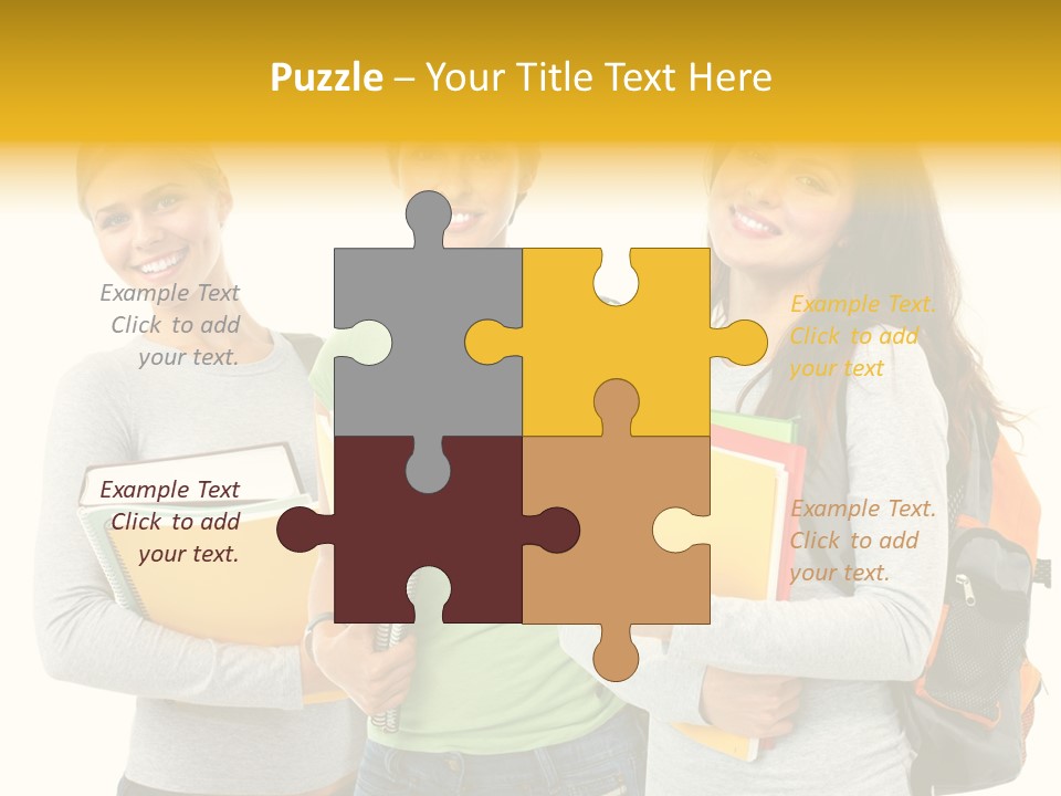 Young Portrait Science PowerPoint Template