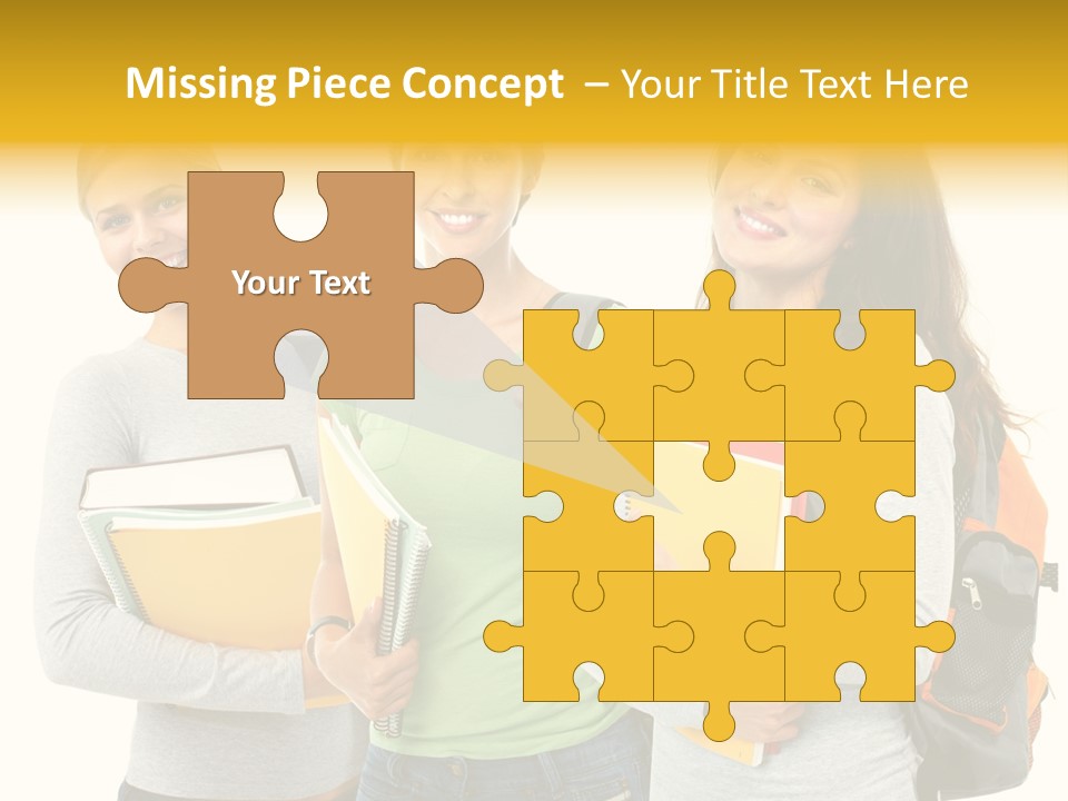 Young Portrait Science PowerPoint Template