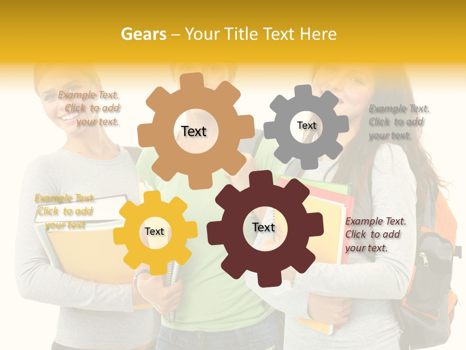 Young Portrait Science PowerPoint Template