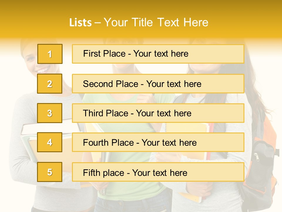 Young Portrait Science PowerPoint Template