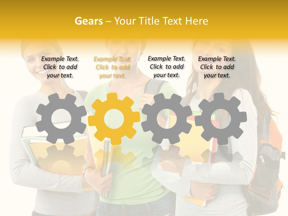 Young Portrait Science PowerPoint Template