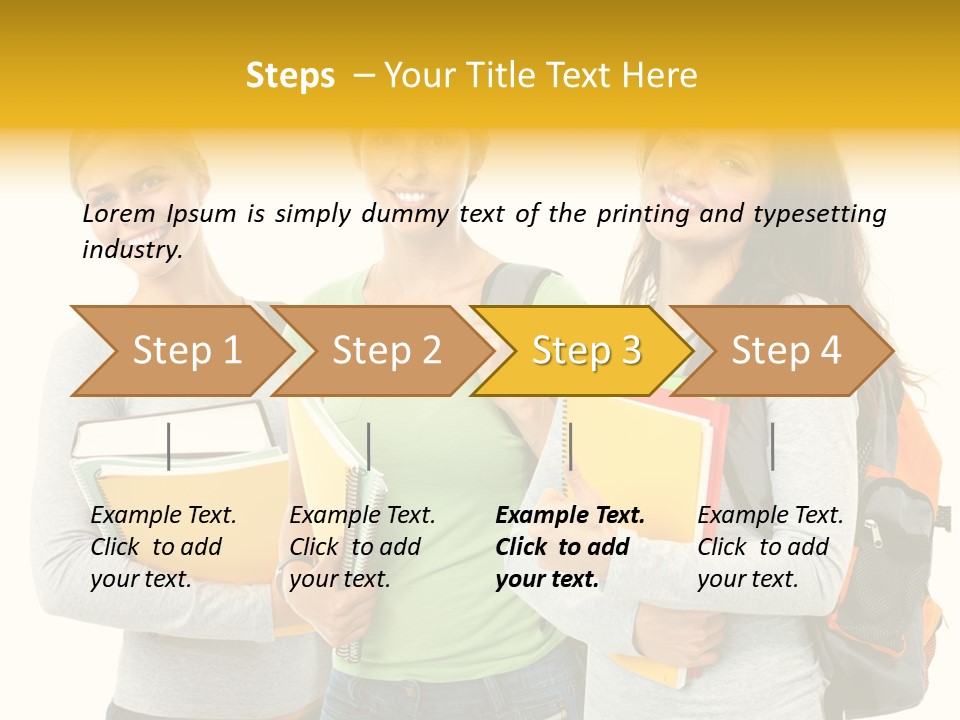 Young Portrait Science PowerPoint Template