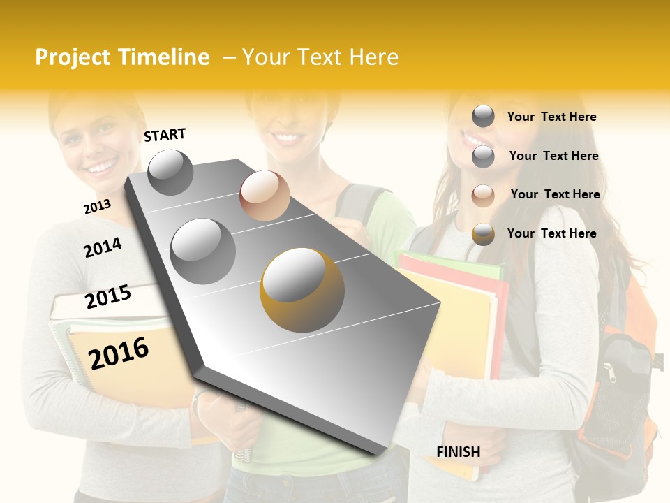 Young Portrait Science PowerPoint Template