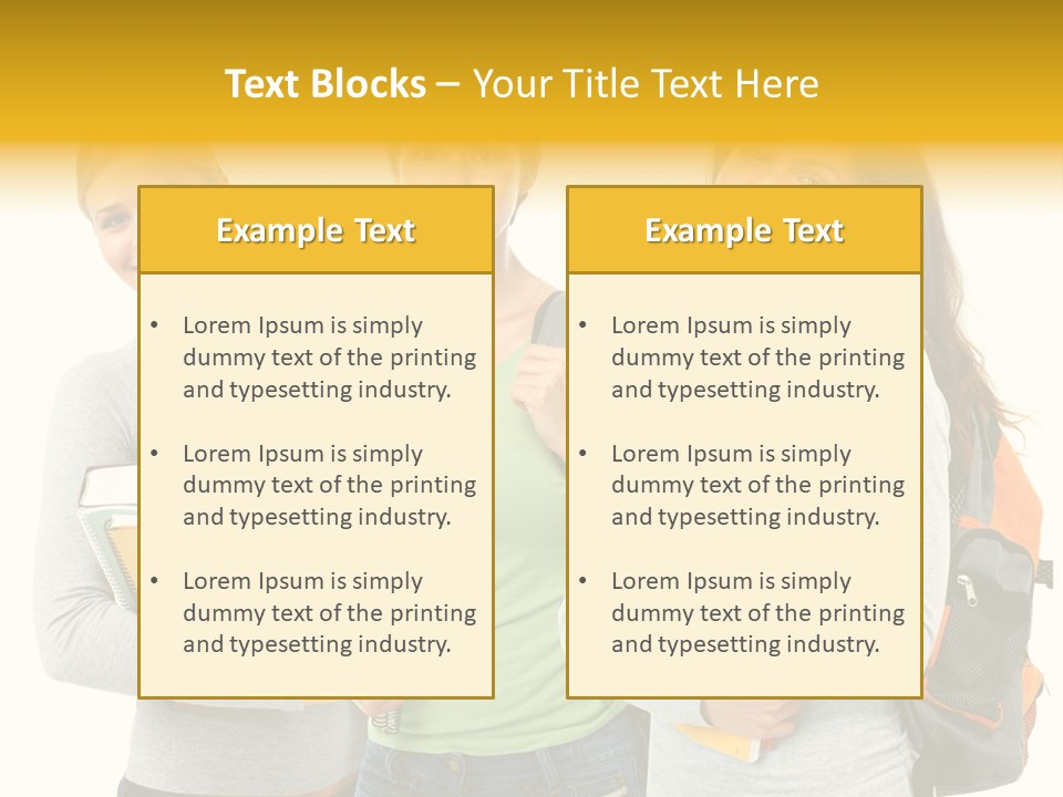 Young Portrait Science PowerPoint Template