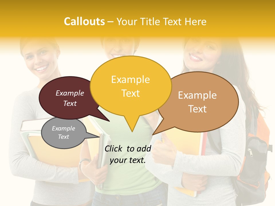 Young Portrait Science PowerPoint Template