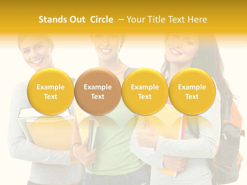 Young Portrait Science PowerPoint Template