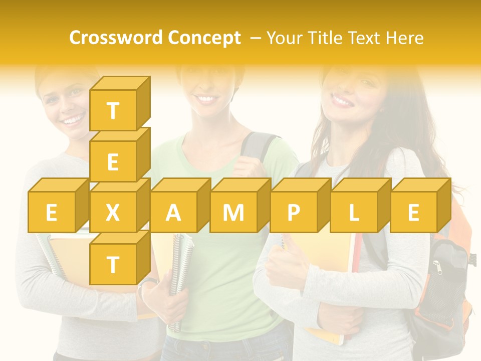 Young Portrait Science PowerPoint Template