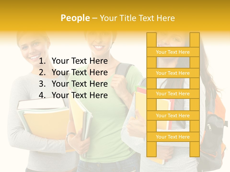 Young Portrait Science PowerPoint Template