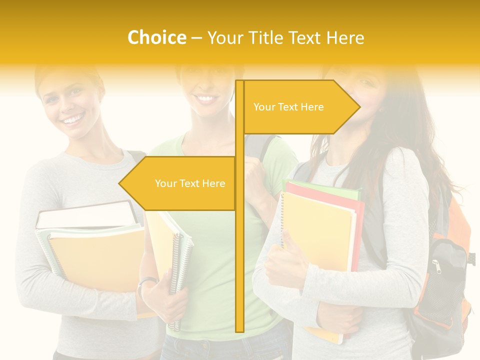 Young Portrait Science PowerPoint Template