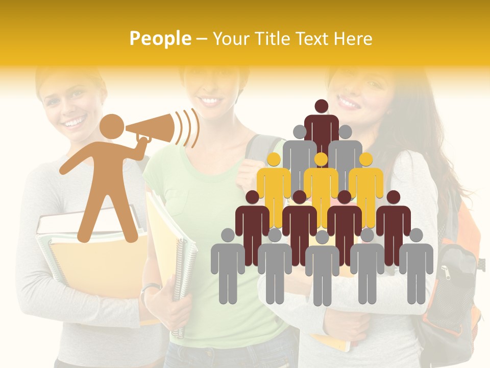 Young Portrait Science PowerPoint Template