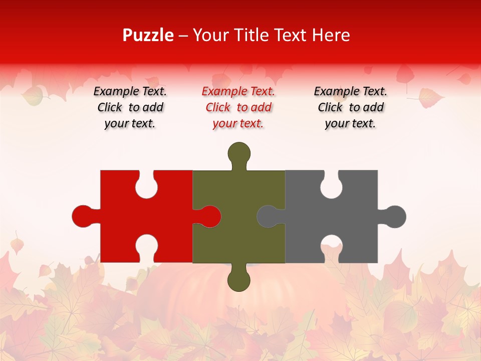 Defoliation Card Colour PowerPoint Template