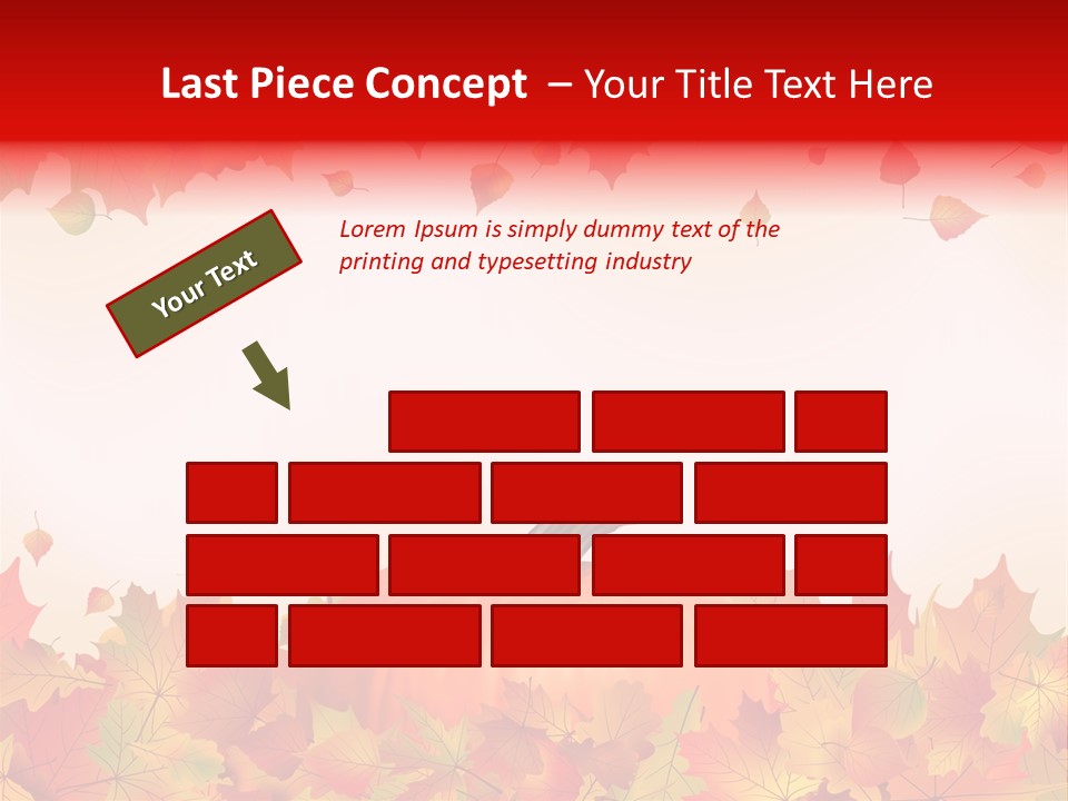 Defoliation Card Colour PowerPoint Template