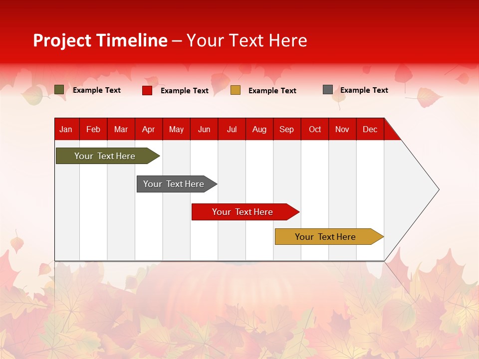 Defoliation Card Colour PowerPoint Template
