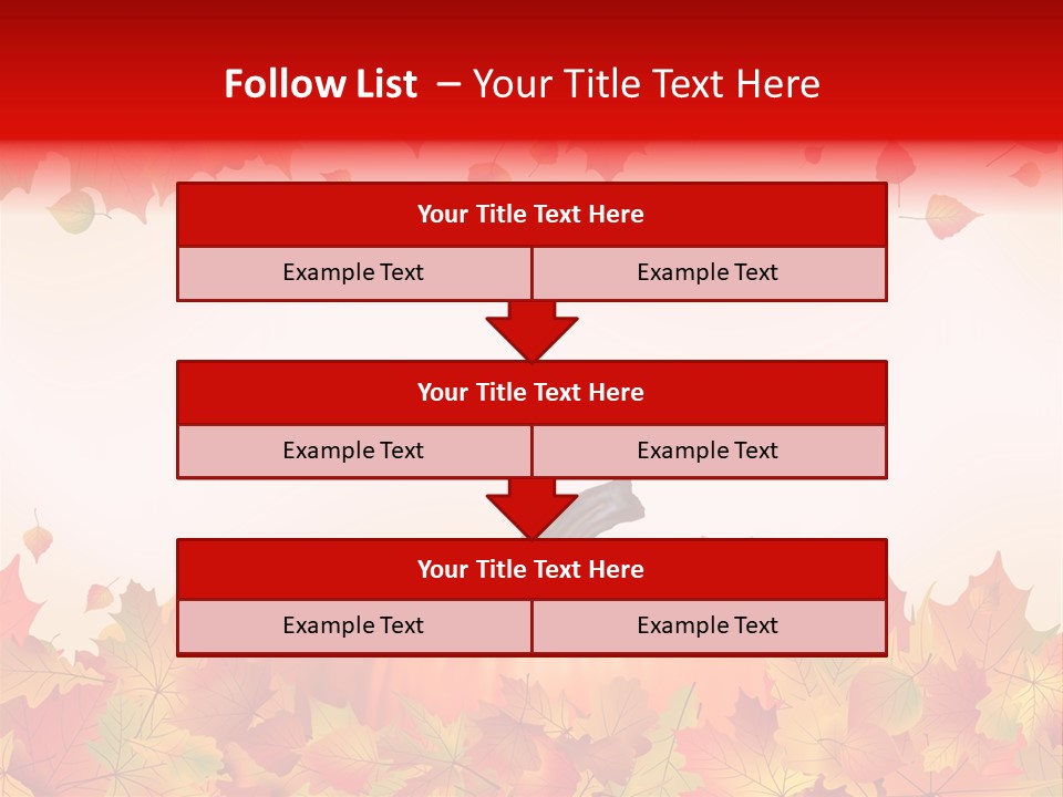 Defoliation Card Colour PowerPoint Template