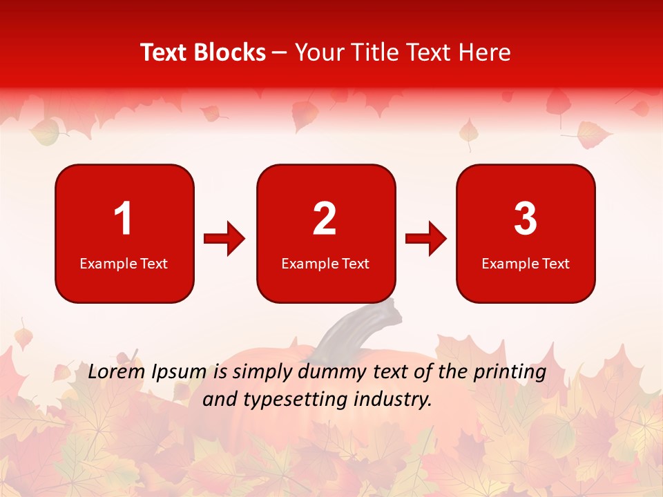 Defoliation Card Colour PowerPoint Template