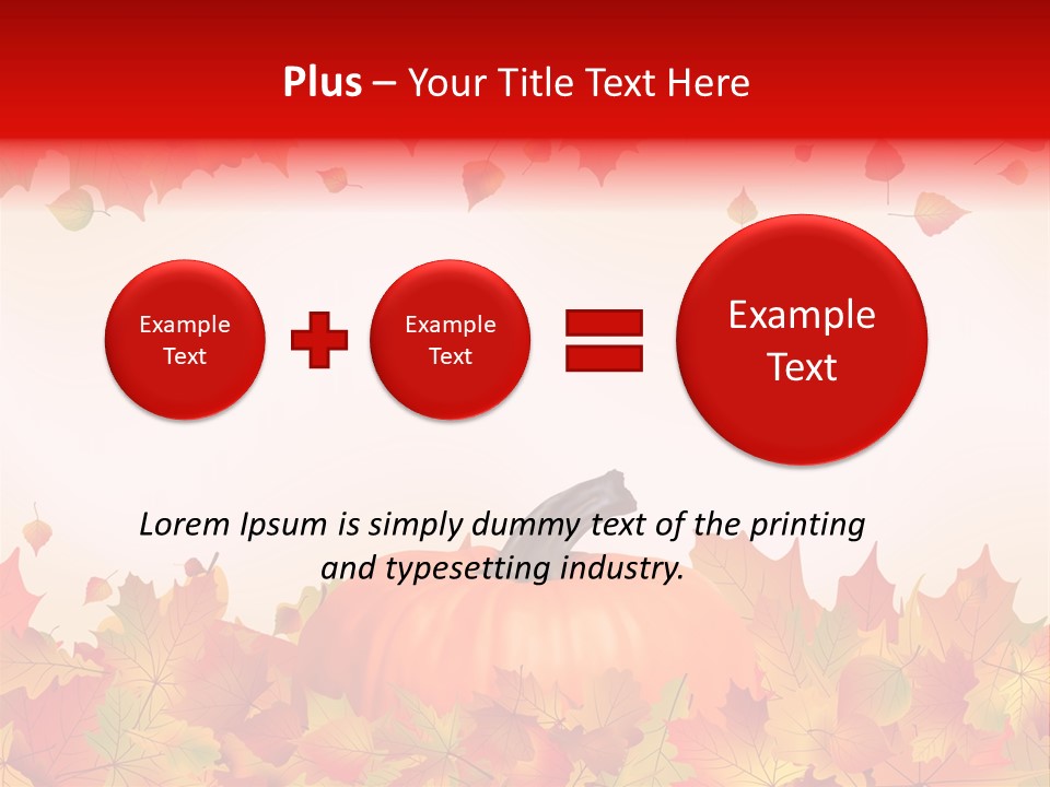 Defoliation Card Colour PowerPoint Template