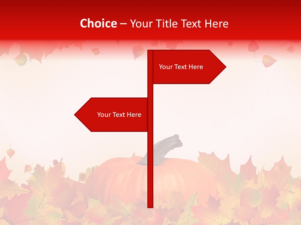 Defoliation Card Colour PowerPoint Template