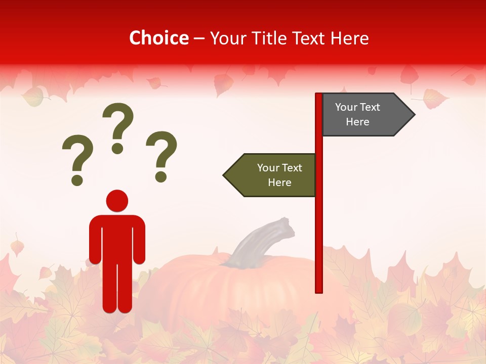 Defoliation Card Colour PowerPoint Template