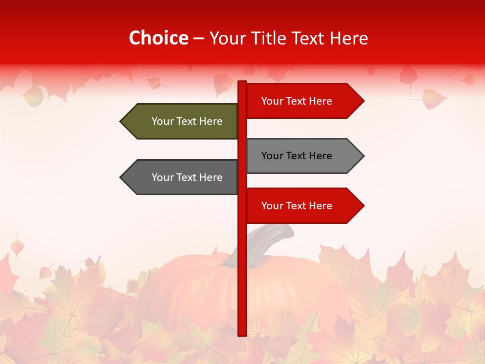 Defoliation Card Colour PowerPoint Template