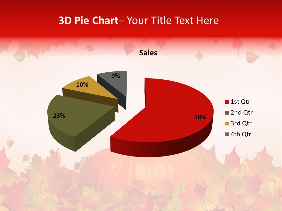 Defoliation Card Colour PowerPoint Template