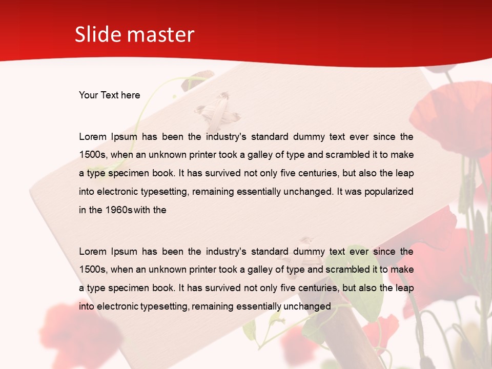 Announcement Blank Communication PowerPoint Template