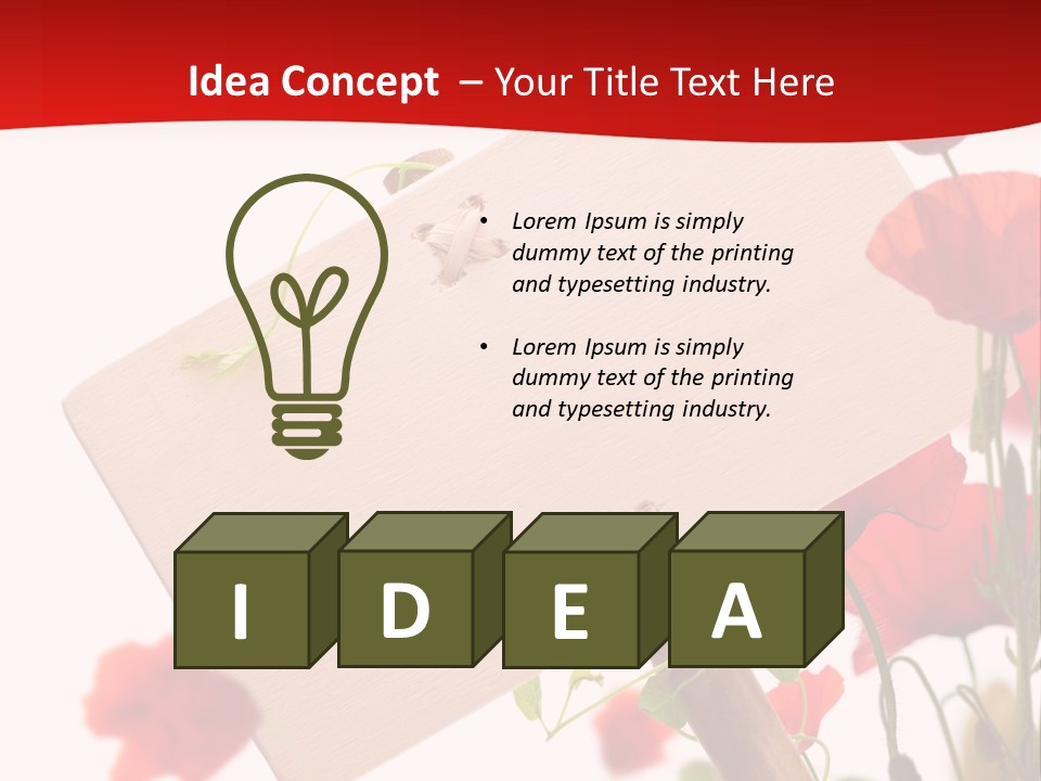 Announcement Blank Communication PowerPoint Template