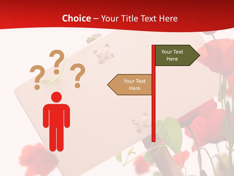Announcement Blank Communication PowerPoint Template
