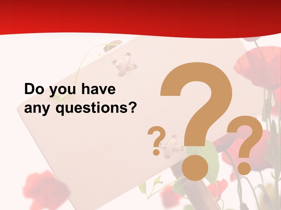 Announcement Blank Communication PowerPoint Template