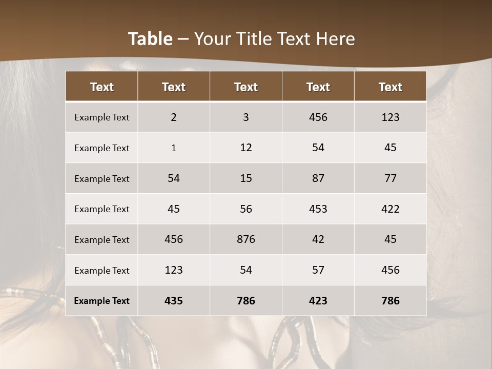 White Look Natural PowerPoint Template
