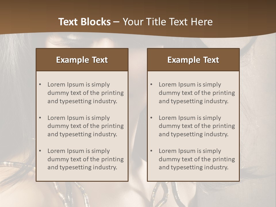 White Look Natural PowerPoint Template