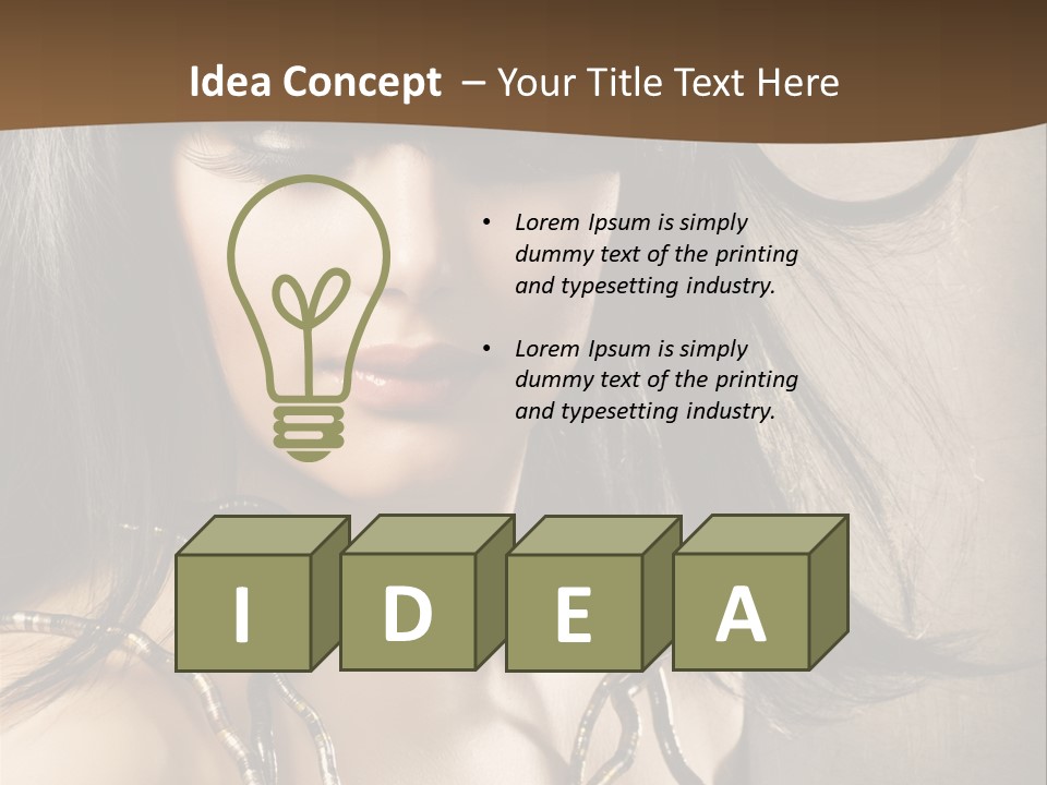 White Look Natural PowerPoint Template