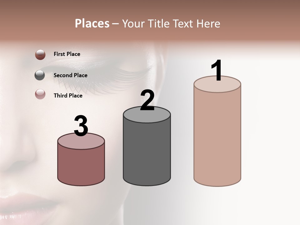 Face Style Female PowerPoint Template