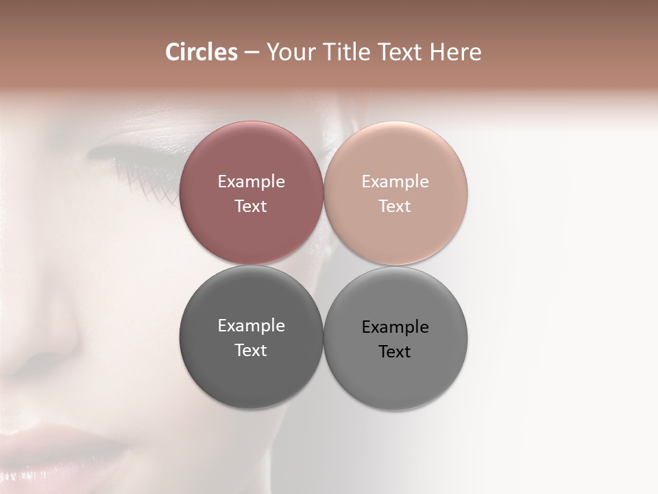 Face Style Female PowerPoint Template