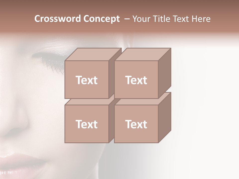 Face Style Female PowerPoint Template