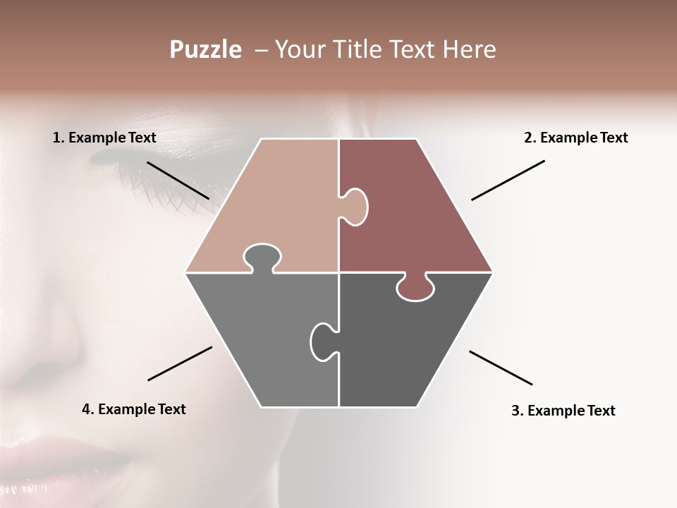 Face Style Female PowerPoint Template