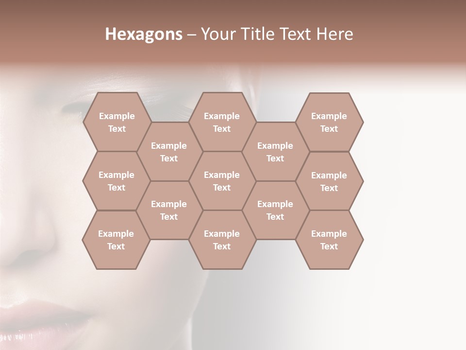 Face Style Female PowerPoint Template