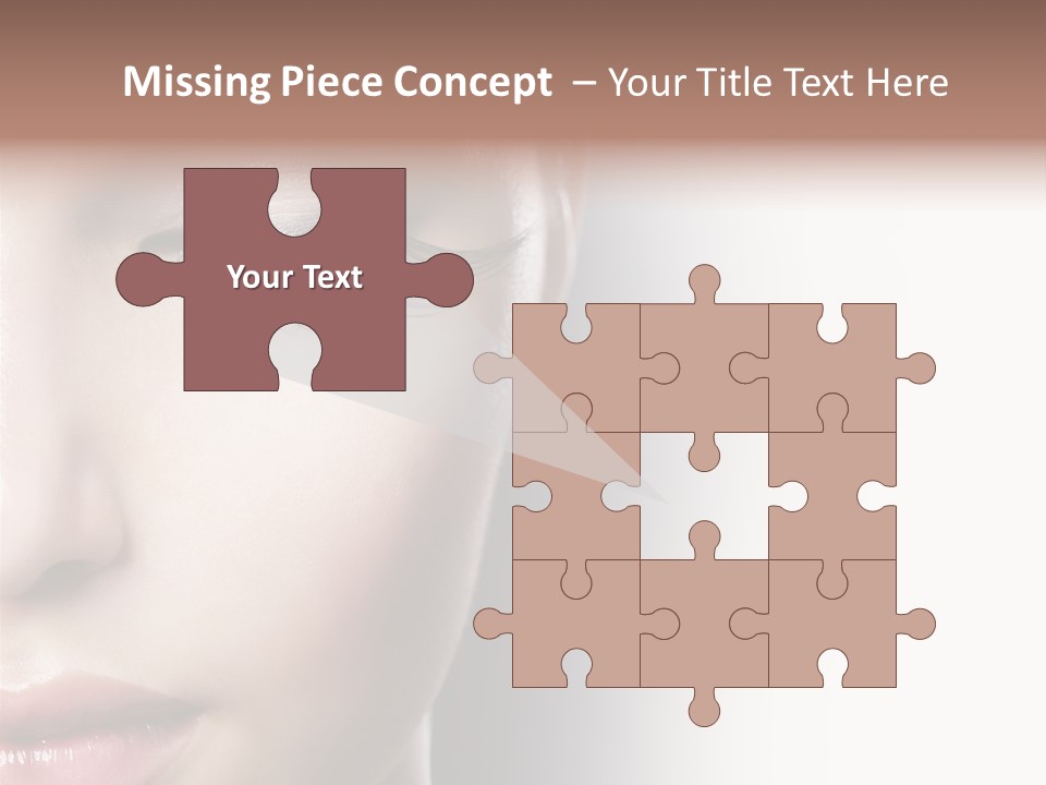 Face Style Female PowerPoint Template