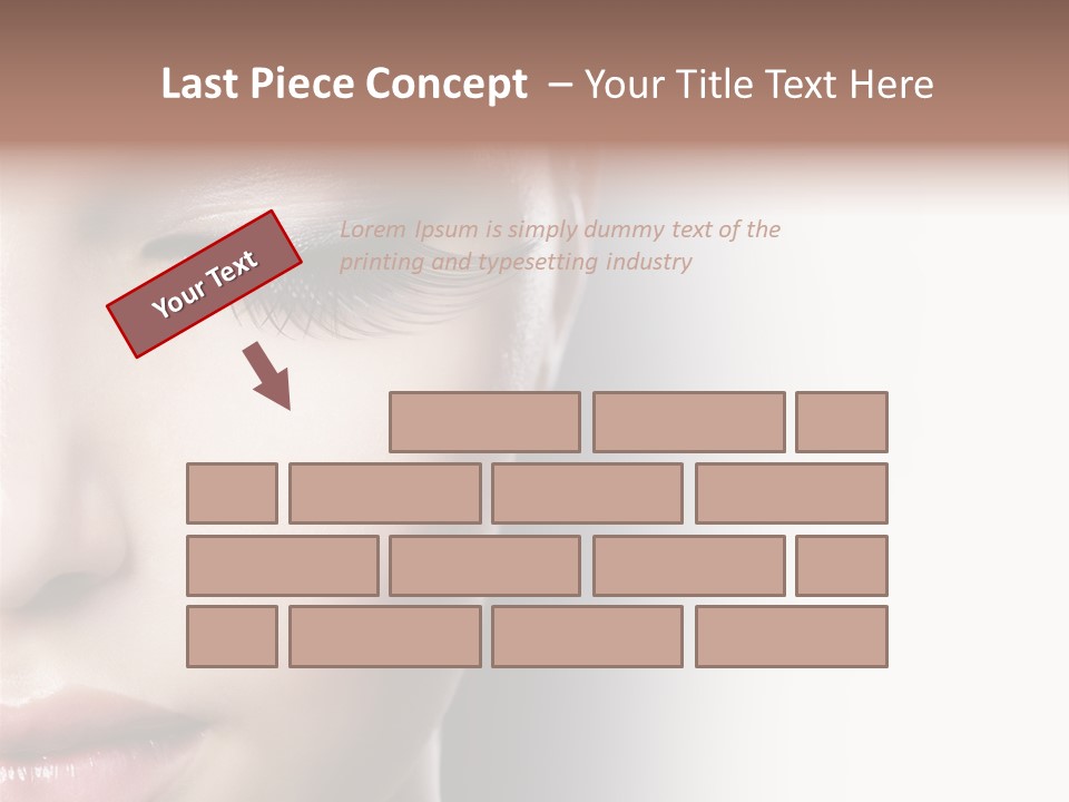 Face Style Female PowerPoint Template