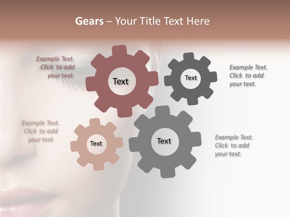 Face Style Female PowerPoint Template