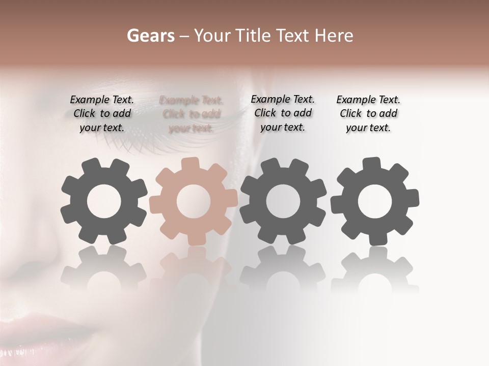 Face Style Female PowerPoint Template