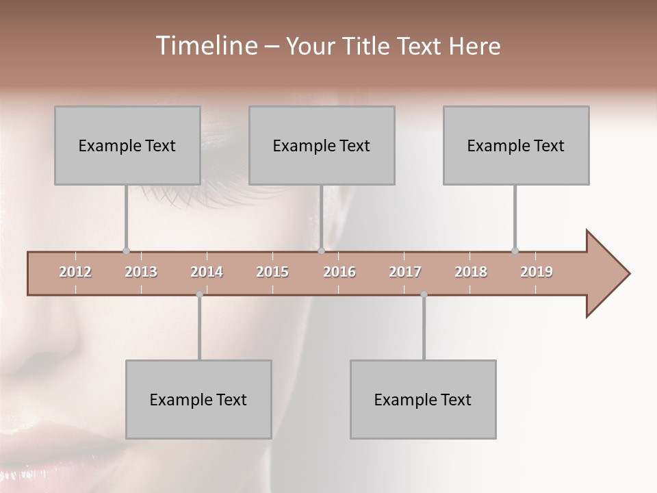 Face Style Female PowerPoint Template