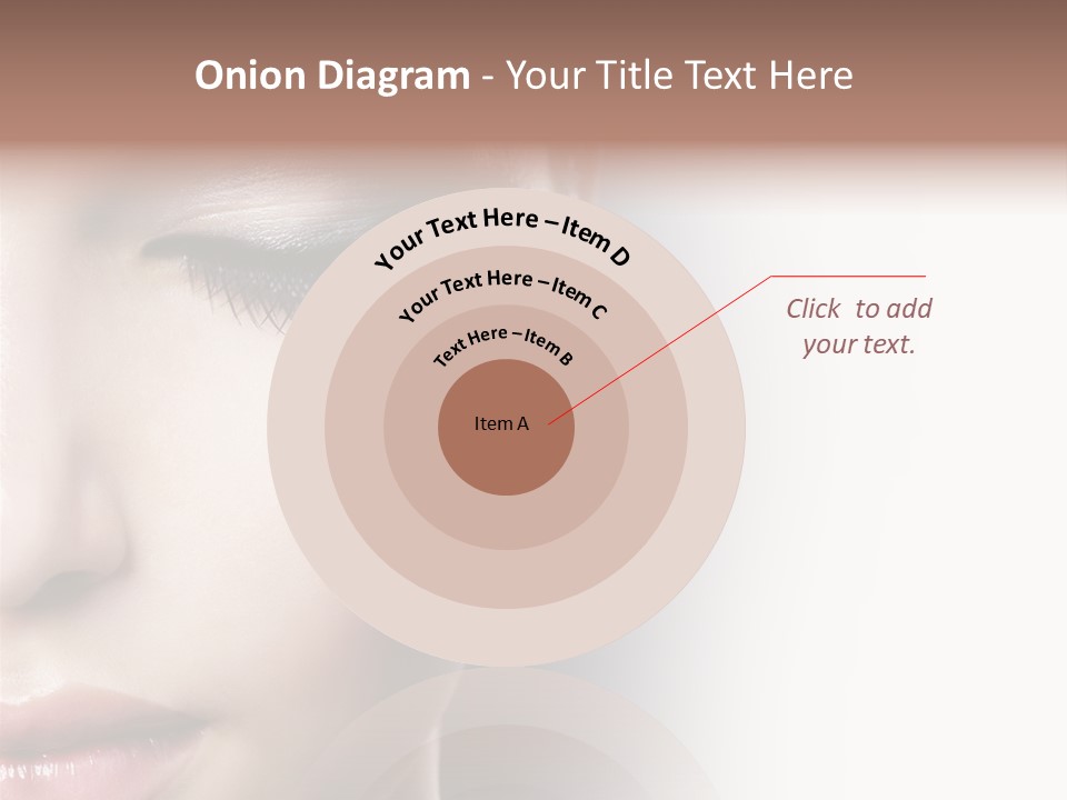 Face Style Female PowerPoint Template