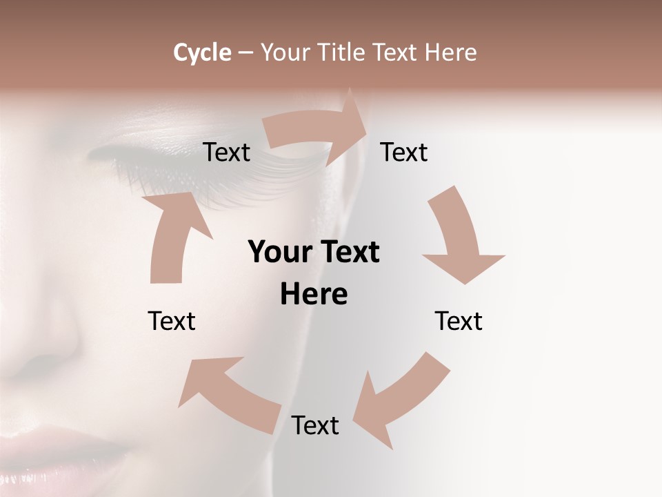 Face Style Female PowerPoint Template