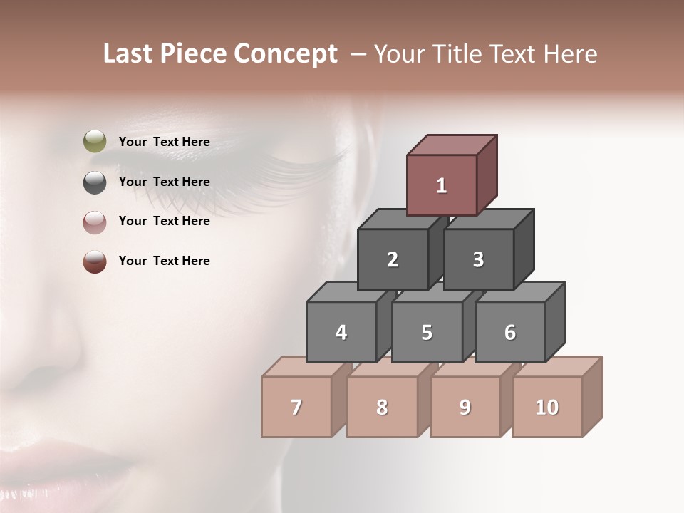 Face Style Female PowerPoint Template