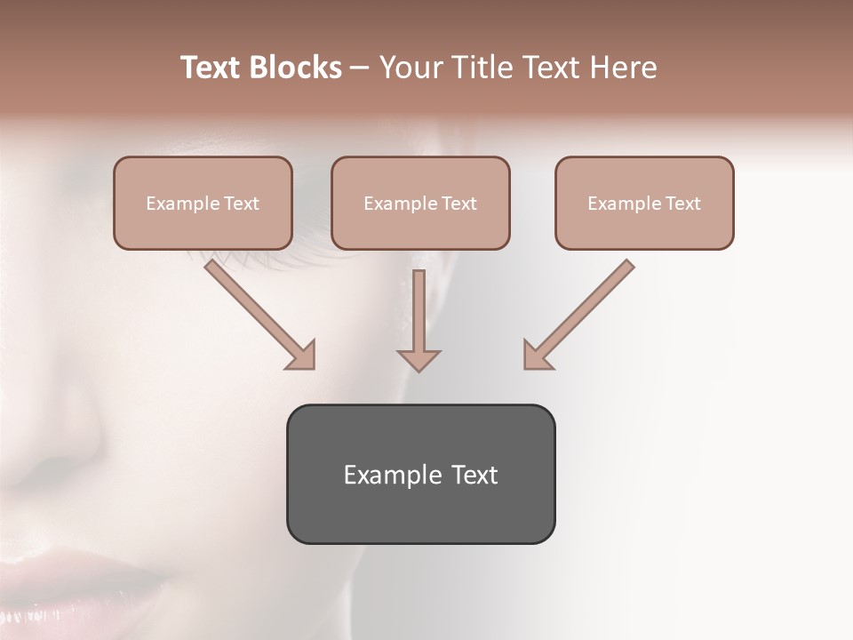 Face Style Female PowerPoint Template