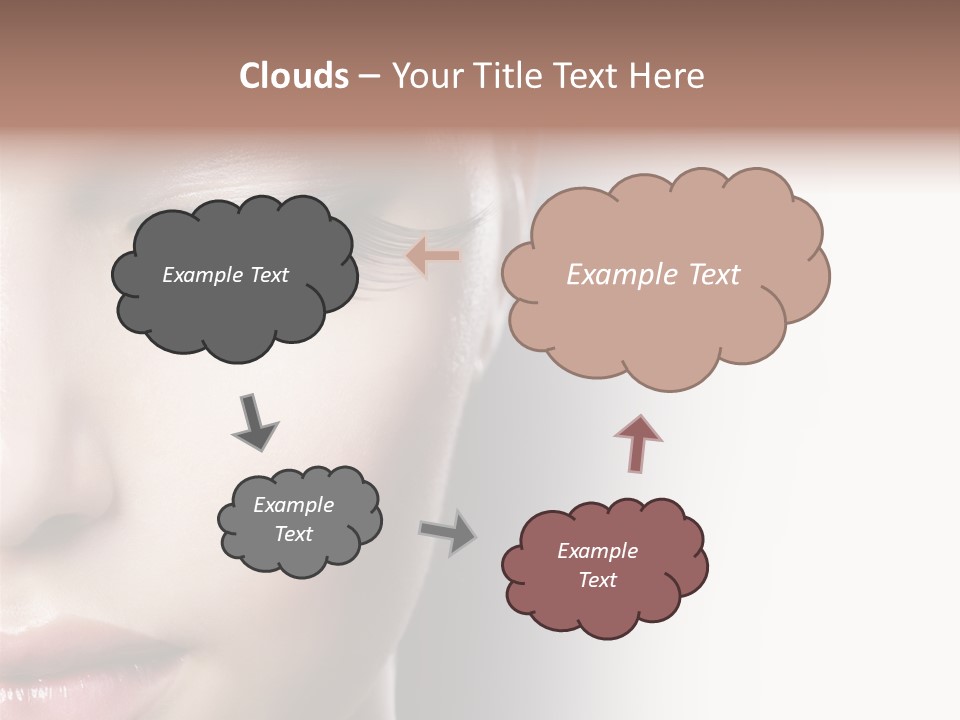 Face Style Female PowerPoint Template