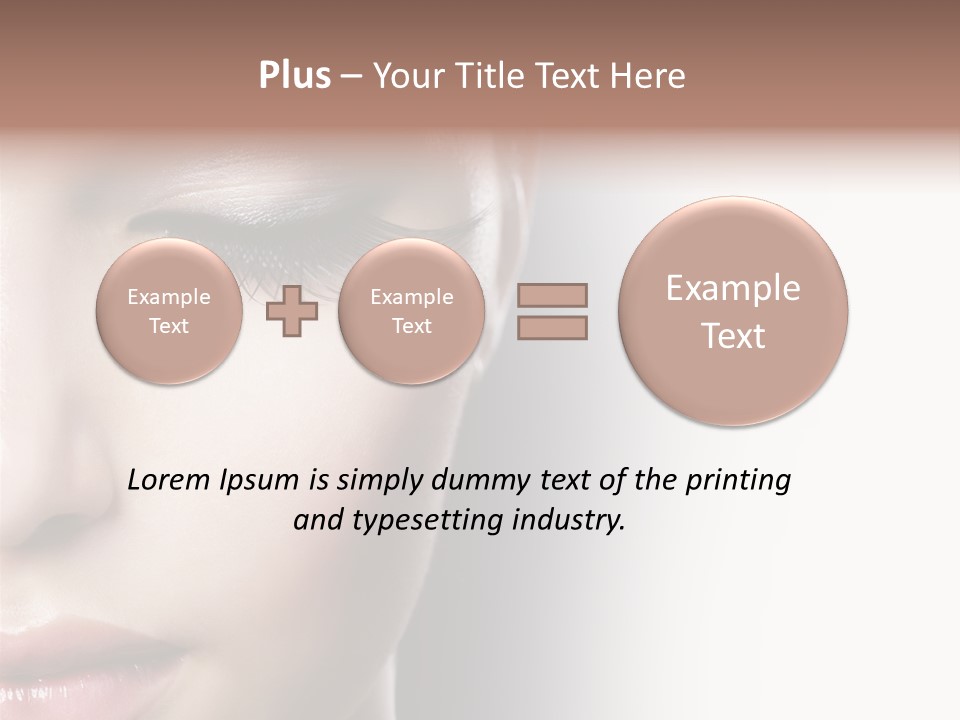 Face Style Female PowerPoint Template