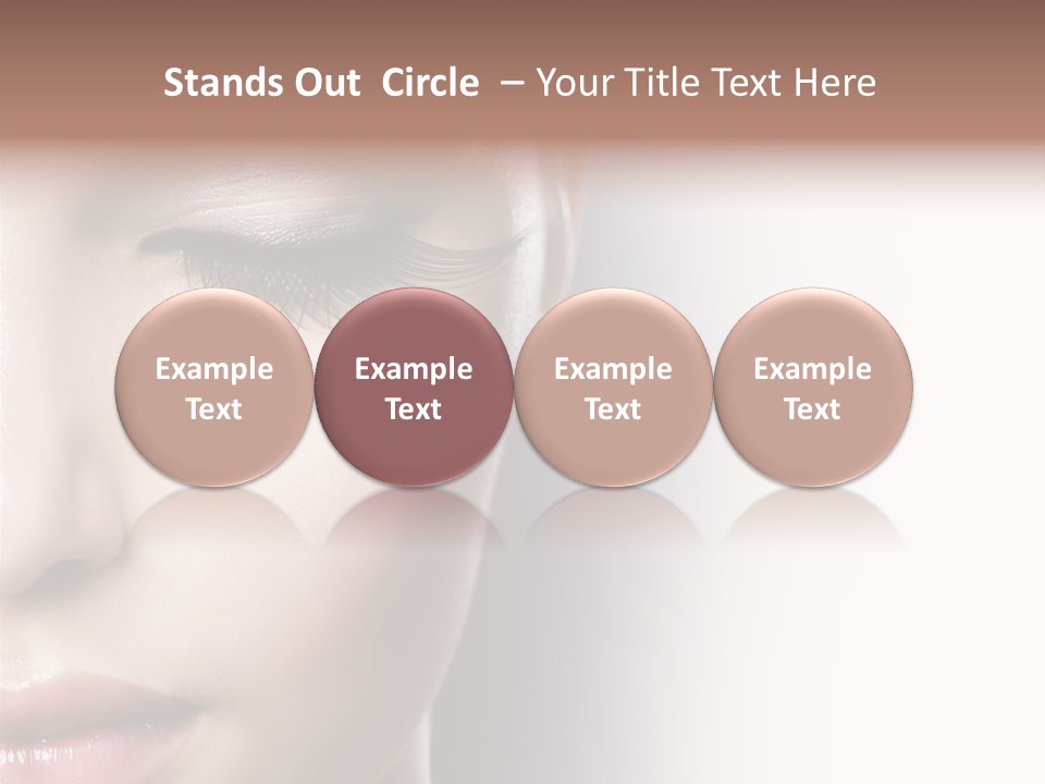 Face Style Female PowerPoint Template