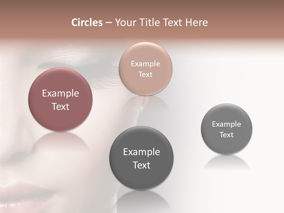 Face Style Female PowerPoint Template